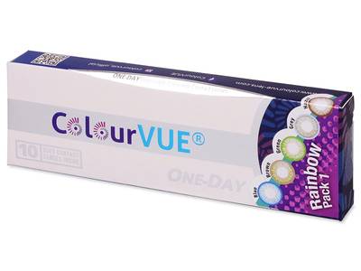 ColourVue One Day TruBlends Rainbow 1 - nedioptrické (10 čoček) - Produkt je dostupný také v této variantě balení