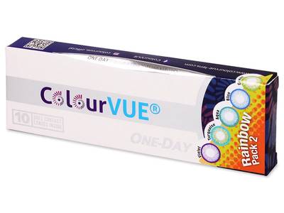 ColourVue One Day TruBlends Rainbow 2 - nedioptrické (10 čoček) - Produkt je dostupný také v této variantě balení