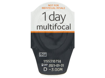 Proclear 1 Day Multifocal (30 čoček) - Vzhled blistru s čočkou