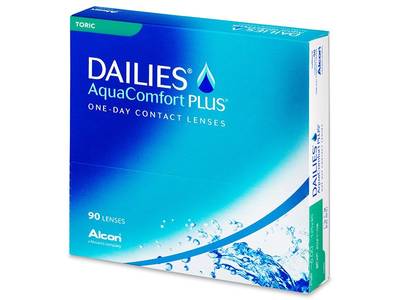 Dailies AquaComfort Plus Toric (90 čoček) - Torické kontaktní čočky