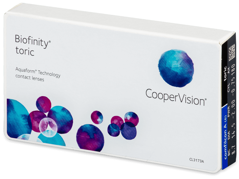 Biofinity Toric (6 čoček) - Torické kontaktní čočky