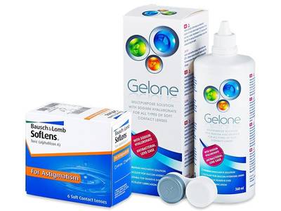 SofLens Toric (6 čoček) + roztok Gelone 360 ml