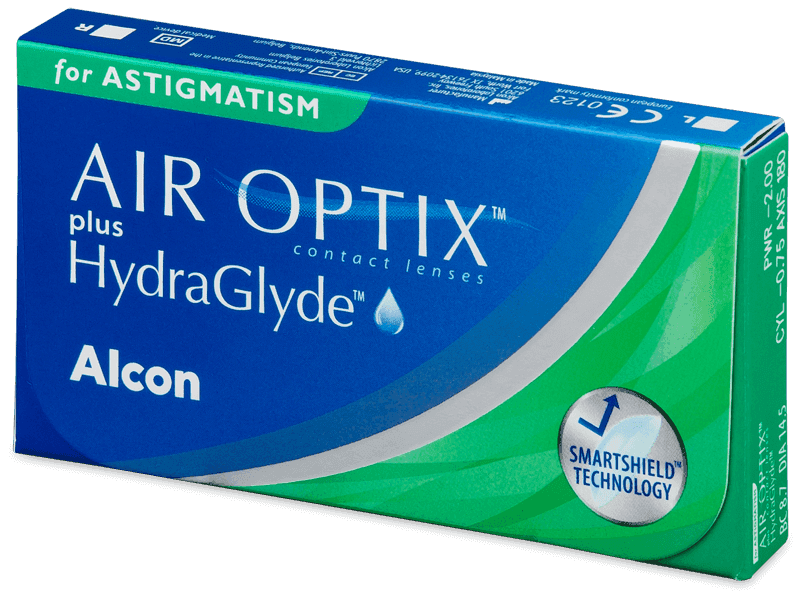 Air Optix plus HydraGlyde for Astigmatism (6 čoček) - Měsíční kontaktní čočky