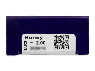 TopVue Color - Honey - dioptrické (2 čočky) - Náhled parametrů čoček