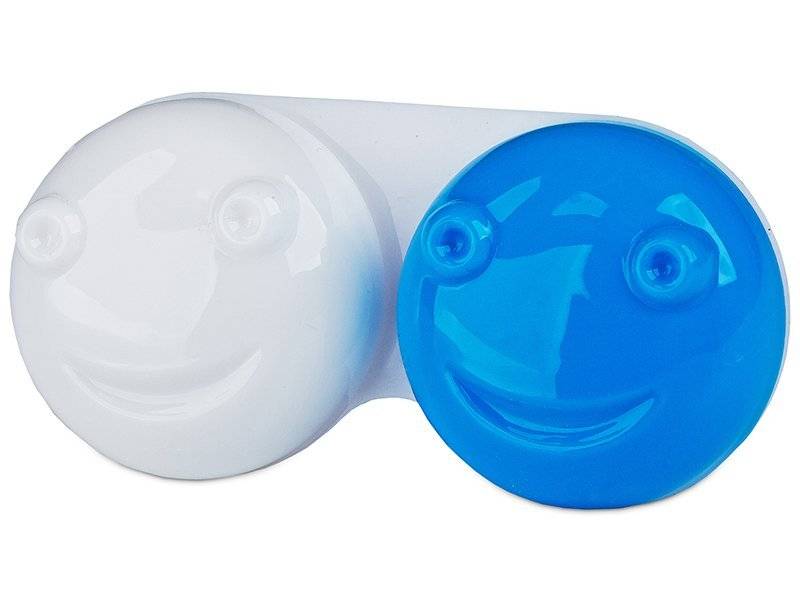 Pouzdro na čočky 3D - modré 