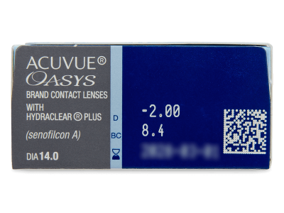 Acuvue Oasys (12 čoček) - Náhled parametrů čoček