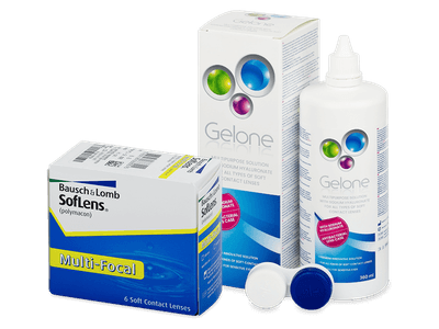 SofLens Multi-Focal (6 čoček) + roztok Gelone 360 ml - Výhodný balíček