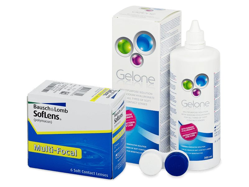 SofLens Multi-Focal (6 čoček) + roztok Gelone 360 ml - Výhodný balíček