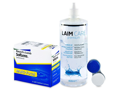 SofLens Multi-Focal (6 čoček) + roztok Laim-Care 400 ml