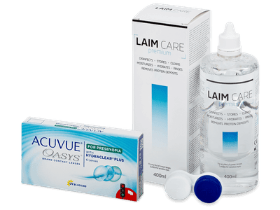 Acuvue Oasys for Presbyopia (6 čoček) + roztok Laim-Care 400 ml
