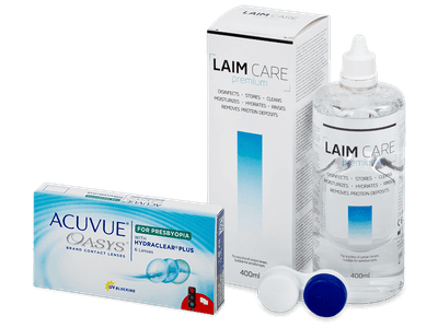 Acuvue Oasys for Presbyopia (6 čoček) + roztok Laim Care 400 ml