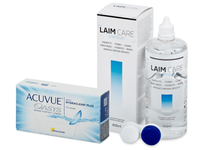 Acuvue Oasys (12 čoček) + roztok Laim-Care 400 ml
