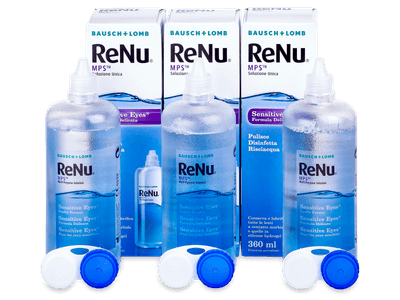 Roztok ReNu MPS Sensitive Eyes 3x 360 ml - Předchozí design