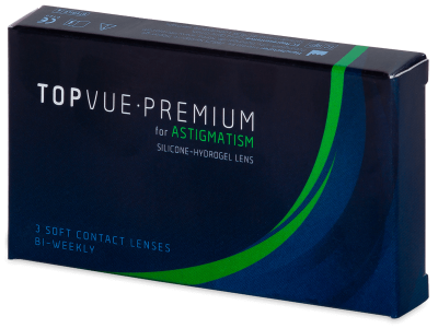TopVue Premium for Astigmatism (3 čočky) - Torické kontaktní čočky