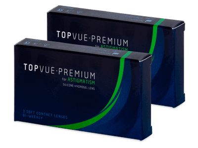 TopVue Premium for Astigmatism (6 čoček) - Torické kontaktní čočky