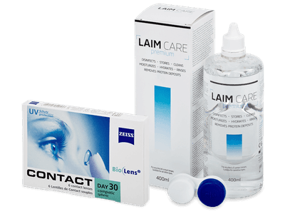 Carl Zeiss Contact Day 30 Compatic (6 čoček) + roztok Laim-Care 400 ml