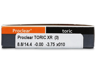 Proclear Toric XR (6 čoček) - Náhled parametrů čoček