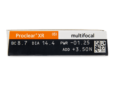 Proclear Multifocal XR (6 čoček) - Náhled parametrů čoček