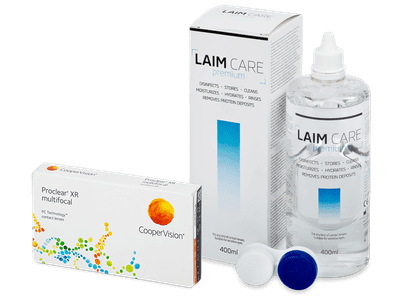 Proclear Multifocal XR (6 čoček) + roztok Laim-Care 400 ml