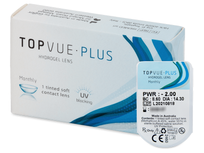 TopVue Plus (1 čočka) - Měsíční kontaktní čočky