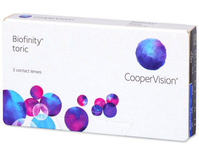 Biofinity Toric (3 čočky) - Torické kontaktní čočky