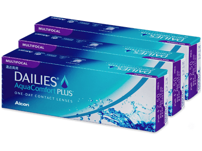 Dailies AquaComfort Plus Multifocal (90 čoček) - Multifokální kontaktní čočky