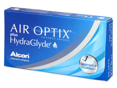 Air Optix plus HydraGlyde (3 čočky) - Měsíční kontaktní čočky