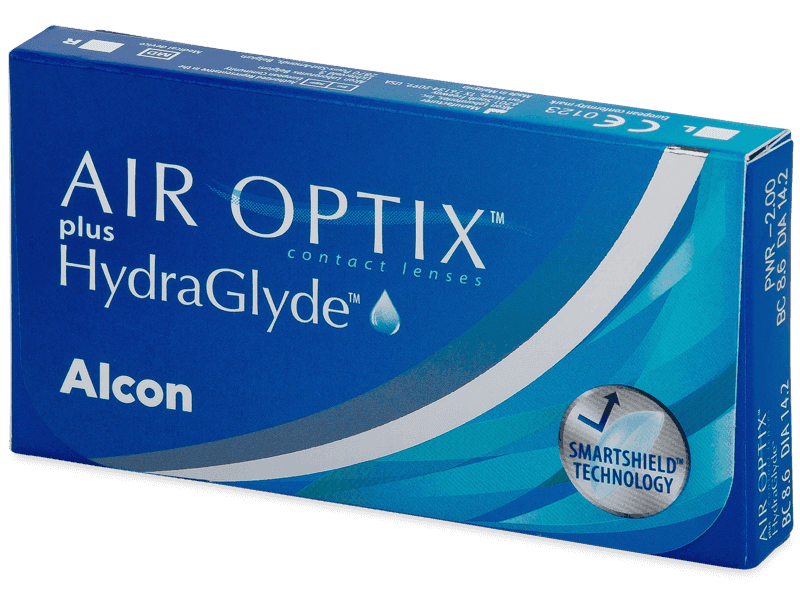 Air Optix plus HydraGlyde (3 čočky) - Měsíční kontaktní čočky