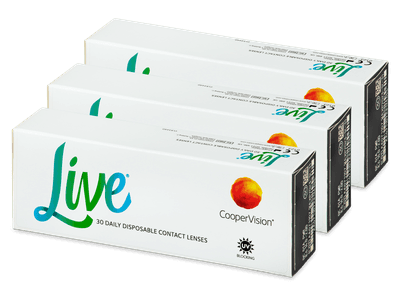 Live Daily Disposable (90 čoček) - Jednodenní kontaktní čočky