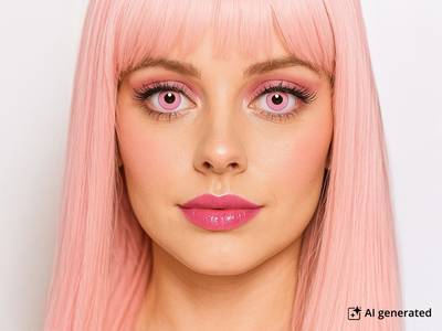 CRAZY LENS - Barbie Pink - dioptrické jednodenní (2 čočky) - Ilustrační foto