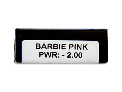 CRAZY LENS - Barbie Pink - dioptrické jednodenní (2 čočky) - Náhled parametrů čoček