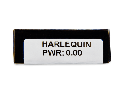 CRAZY LENS - Harlequin - nedioptrické jednodenní (2 čočky) - Náhled parametrů čoček