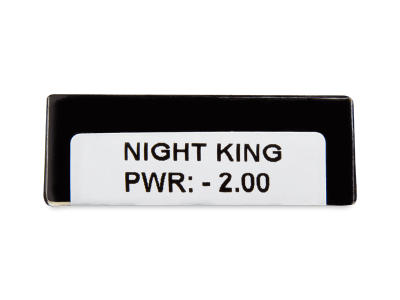 CRAZY LENS - Night King - dioptrické jednodenní (2 čočky) - Náhled parametrů čoček