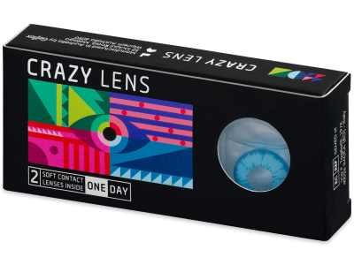 CRAZY LENS - Night King - dioptrické jednodenní (2 čočky) - Barevné kontaktní čočky
