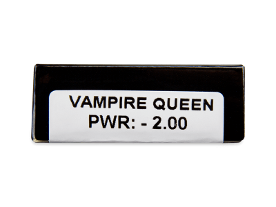 CRAZY LENS - Vampire Queen - dioptrické jednodenní (2 čočky) - Náhled parametrů čoček