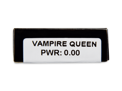 CRAZY LENS - Vampire Queen - nedioptrické jednodenní (2 čočky) - Náhled parametrů čoček