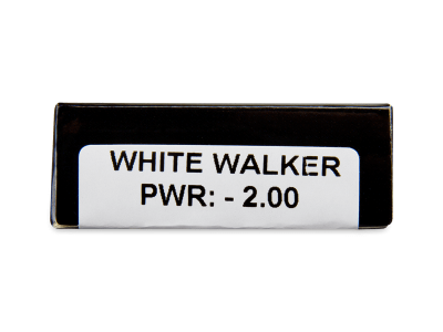CRAZY LENS - White Walker - dioptrické jednodenní (2 čočky) - Náhled parametrů čoček