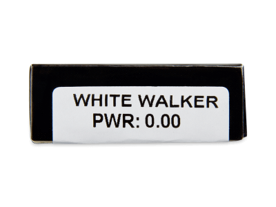 CRAZY LENS - White Walker - nedioptrické jednodenní (2 čočky) - Náhled parametrů čoček