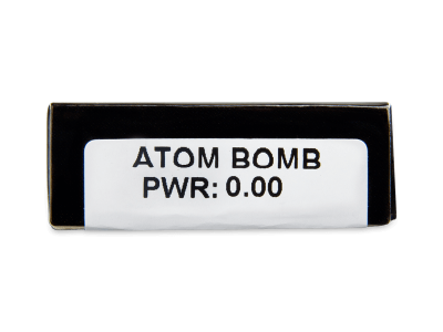 CRAZY LENS - Atom Bomb - nedioptrické jednodenní (2 čočky) - Náhled parametrů čoček