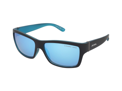 Sluneční brýle Alpina Kacey Black Matt Blue/Blue Mirror 