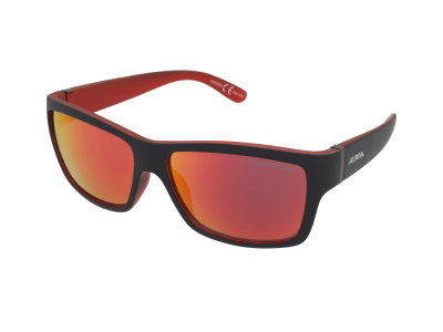 Sluneční brýle Alpina Kacey Black Matt Red/Red Mirror 