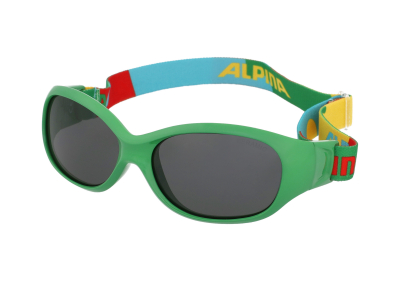 Sluneční brýle Alpina Sports Flexxy Kids Green Puzzle 