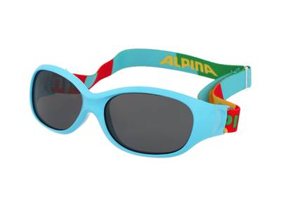 Sluneční brýle Alpina Sports Flexxy Kids Cyan Puzzle