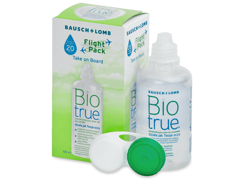 Roztok Biotrue Flight Pack 100 ml - Čisticí roztok