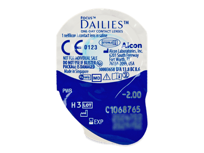 Focus Dailies All Day Comfort (30 čoček) - Vzhled blistru s čočkou