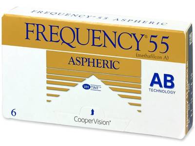 Frequency 55 Aspheric (6 čoček) - Měsíční kontaktní čočky