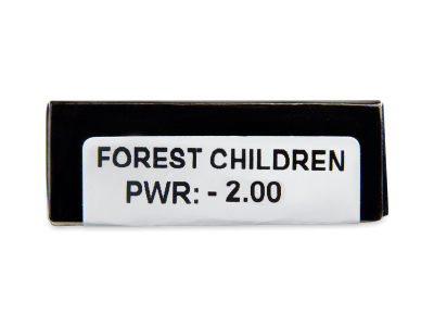 CRAZY LENS - Forest Children - dioptrické jednodenní (2 čočky) - Náhled parametrů čoček
