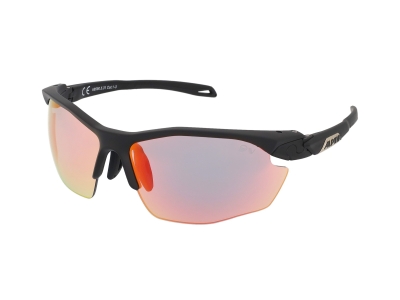 Sluneční brýle Alpina Twist Five HR QVM+ Black Matt/Rainbow Mirror 