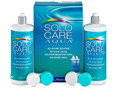 Roztok SoloCare Aqua 2 x 360 ml 