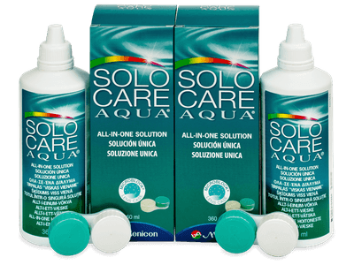 Roztok SoloCare Aqua 2x 360 ml - Výhodné dvojbalení roztoku